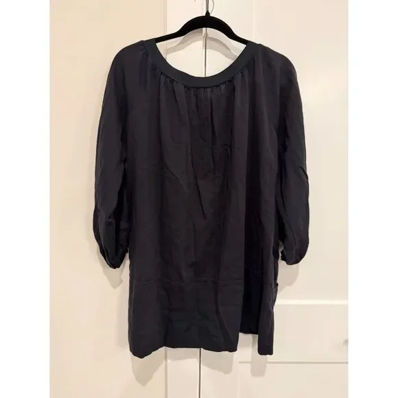 See By Chloe Vintage Black Billow Shirt Dress Sz 38 But Good For US 4-8 - Picture 8 of 15